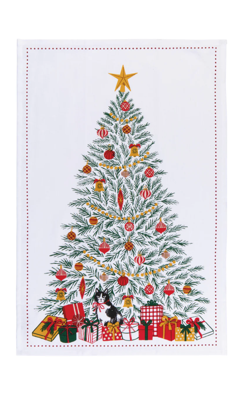 Festive Fir Christmas Dishtowel