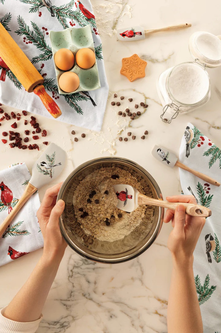 Birds & Boughs Christmas Mini Silicone Spatulas Set