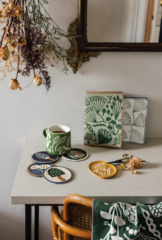 Wildgrove Beaded Coasters Set of 4