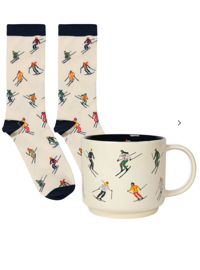 Ski Ya Later Mug and Socks Set