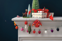 Spirits Bright Christmas Felt Garland