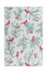 Birds & Boughs Christmas Recycled Microfibre Dishtowel