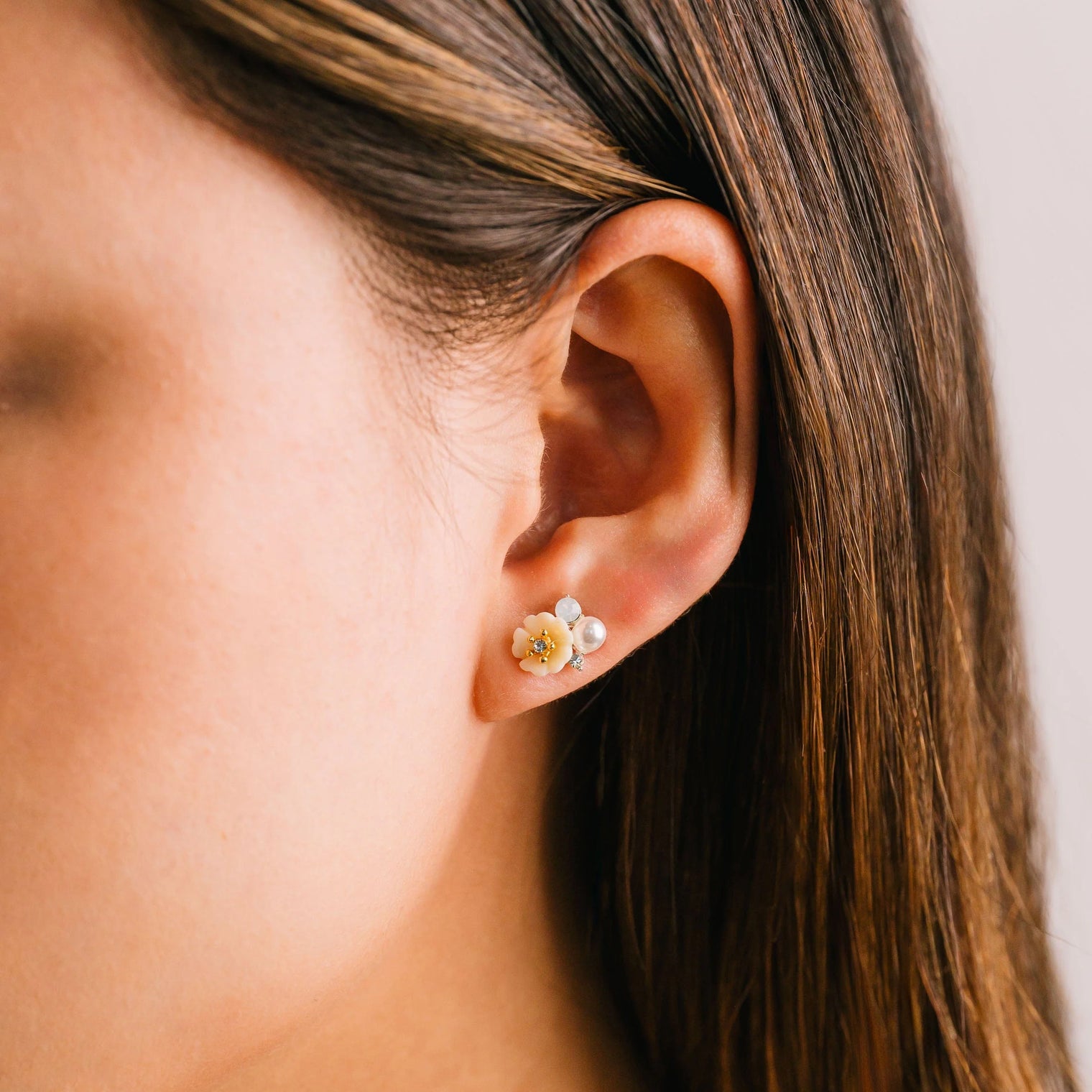 Sweetpea Stud Earring