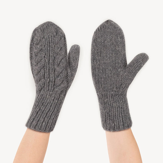 Hand Knit Alpaca Mittens