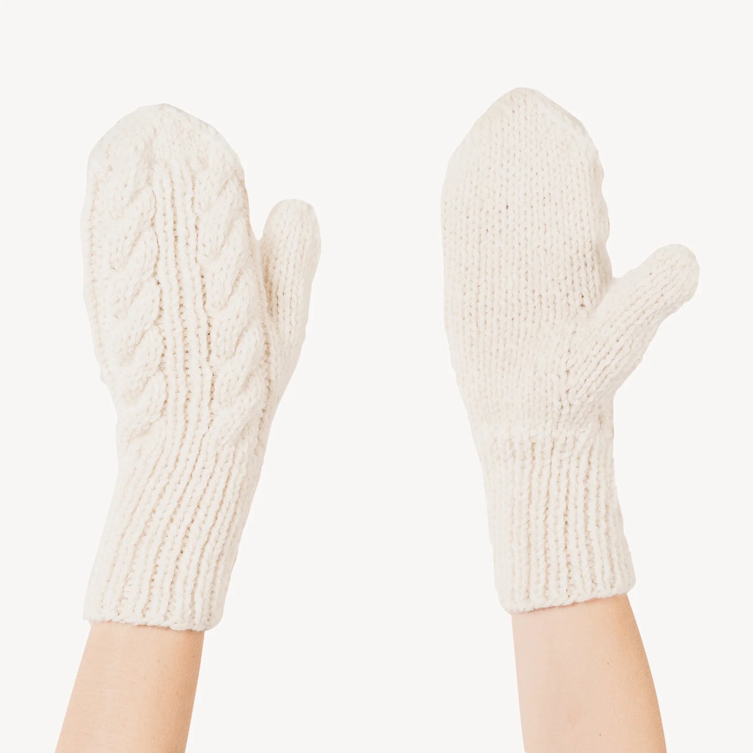 Hand Knit Alpaca Mittens