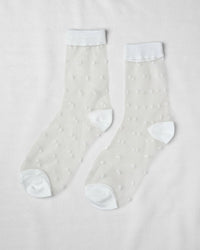 Sheer Dot Socks