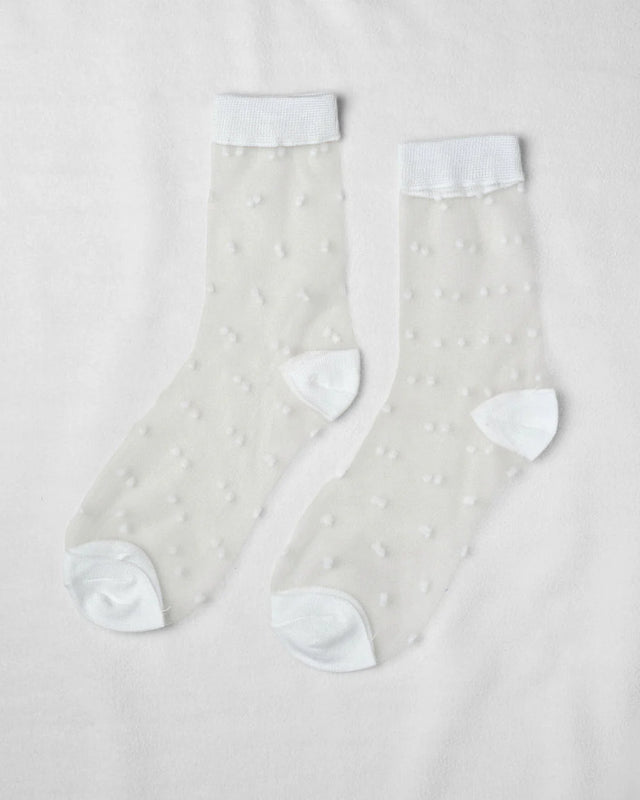 Sheer Dot Socks