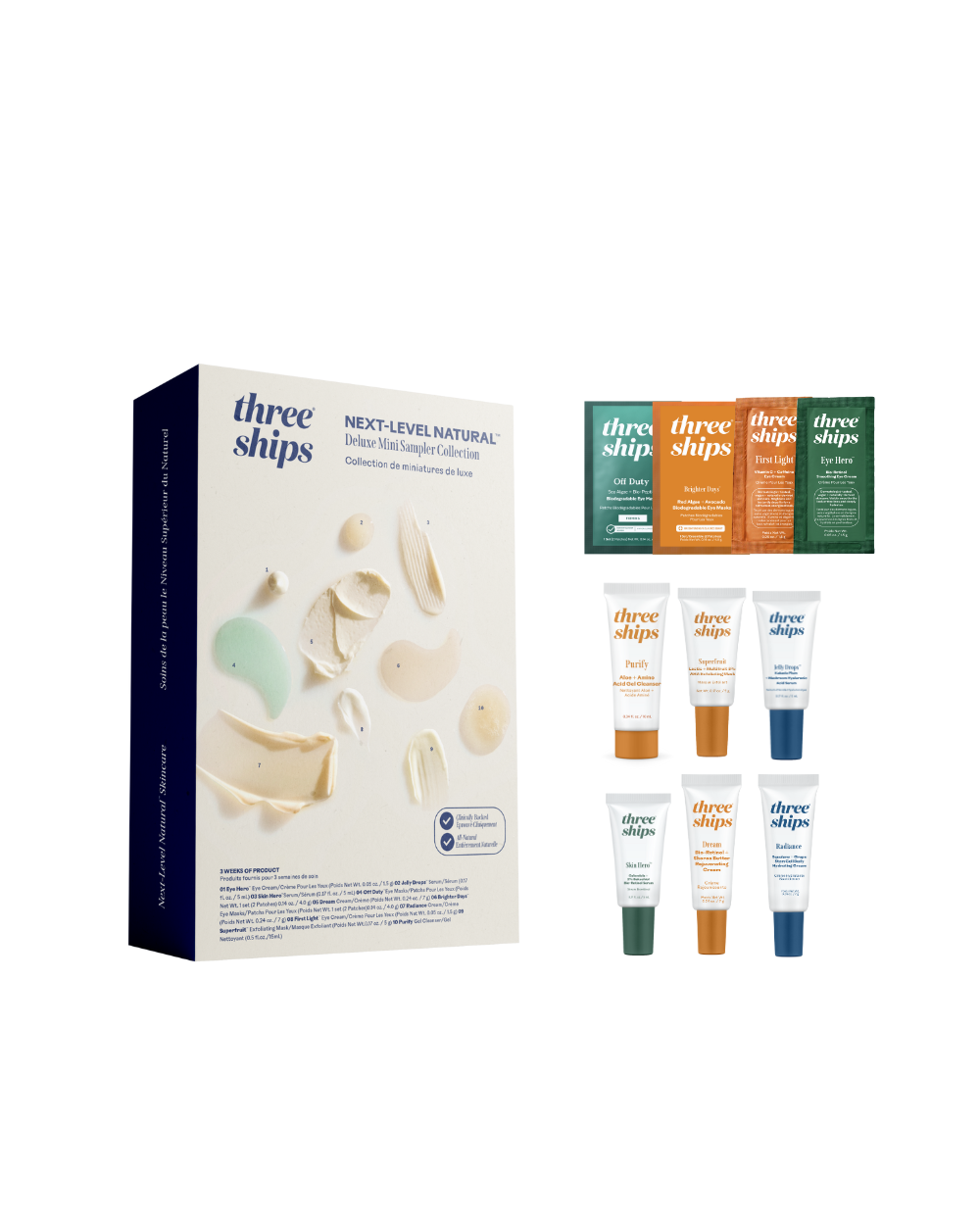 Three Ships - Next-Level Natural: Deluxe Mini Sampler Collection