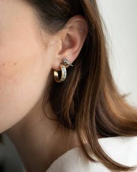 Fable England UK - Enamel Blue Tit Stud Earrings