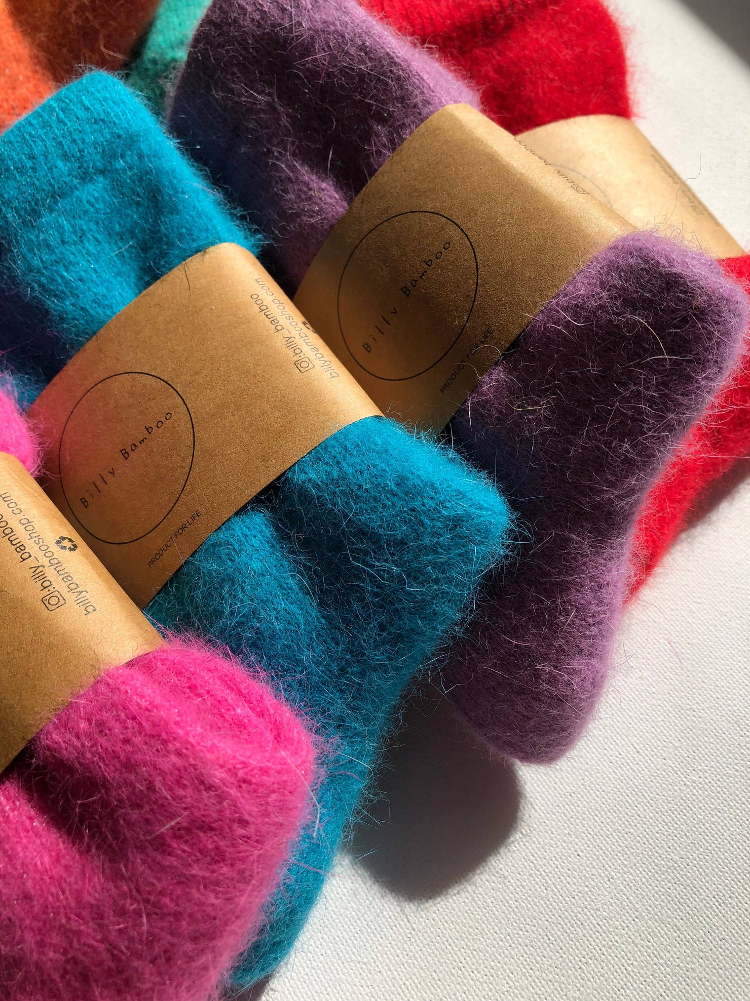 Billy Bamboo - Fluffy Angora Socks