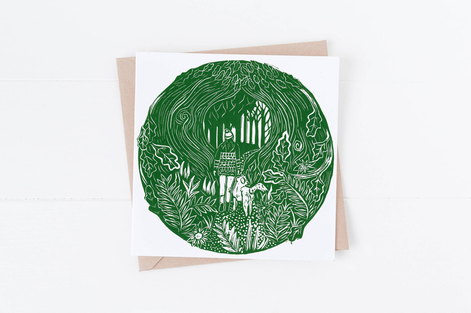 Prints by the Bay - Woodland Walkers Card