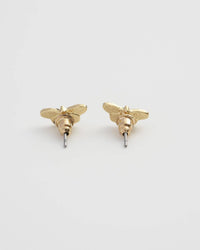 Deco Butterfly Blue Stud Earrings