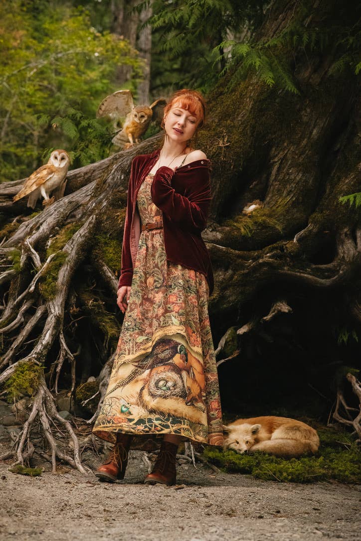 Market of Stars - Woodland Wisdom Bohéme Maxi Slip Dress