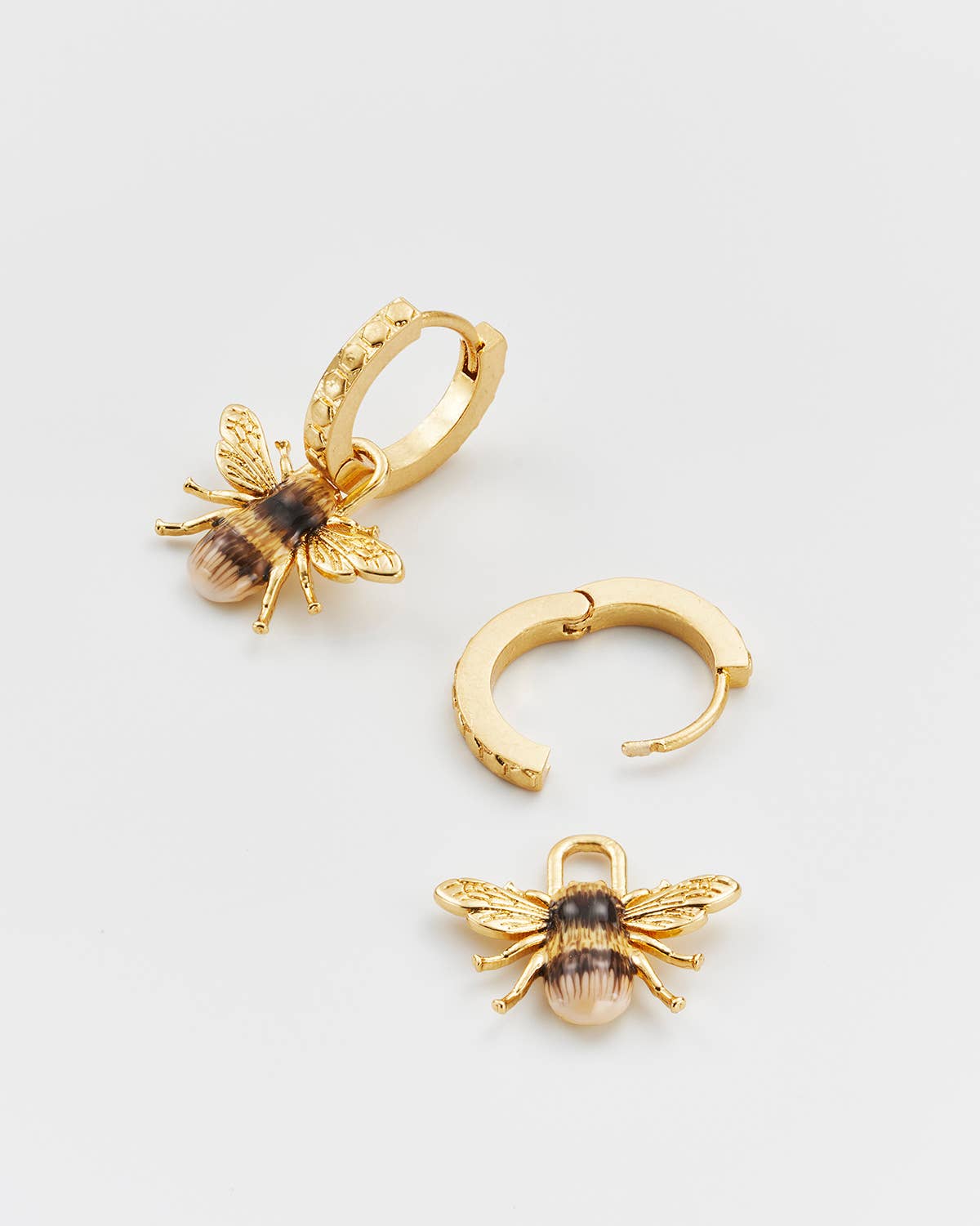 Fable England UK - Bee Huggie Earrings