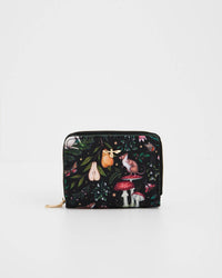 Fable England UK - Niva Print Small Purse in Green