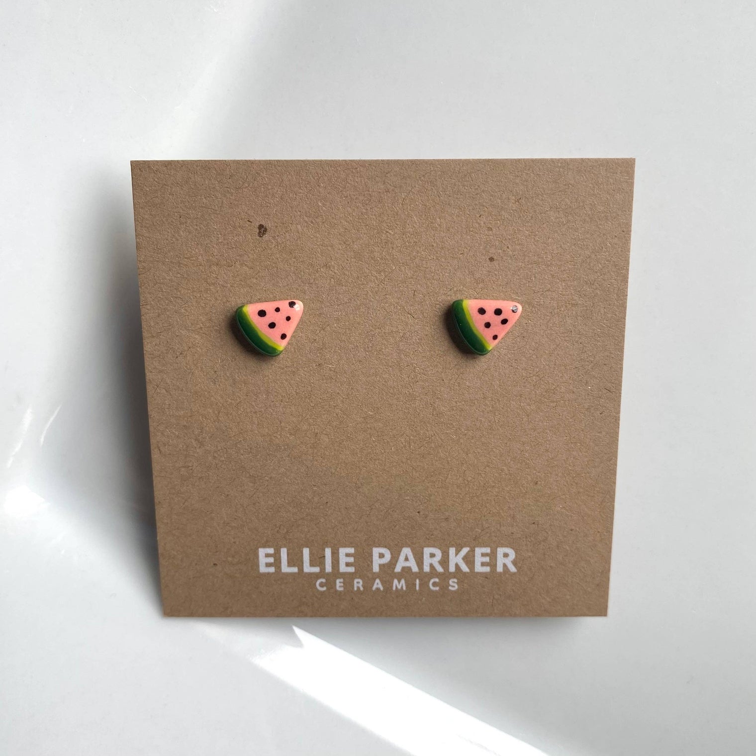 Ellie Parker Ceramics - Watermelon Earring Ceramic Stud