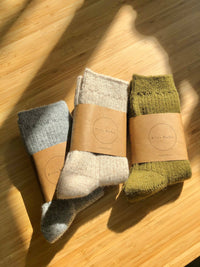 Billy Bamboo - Iceland Wool Socks - Neutrals