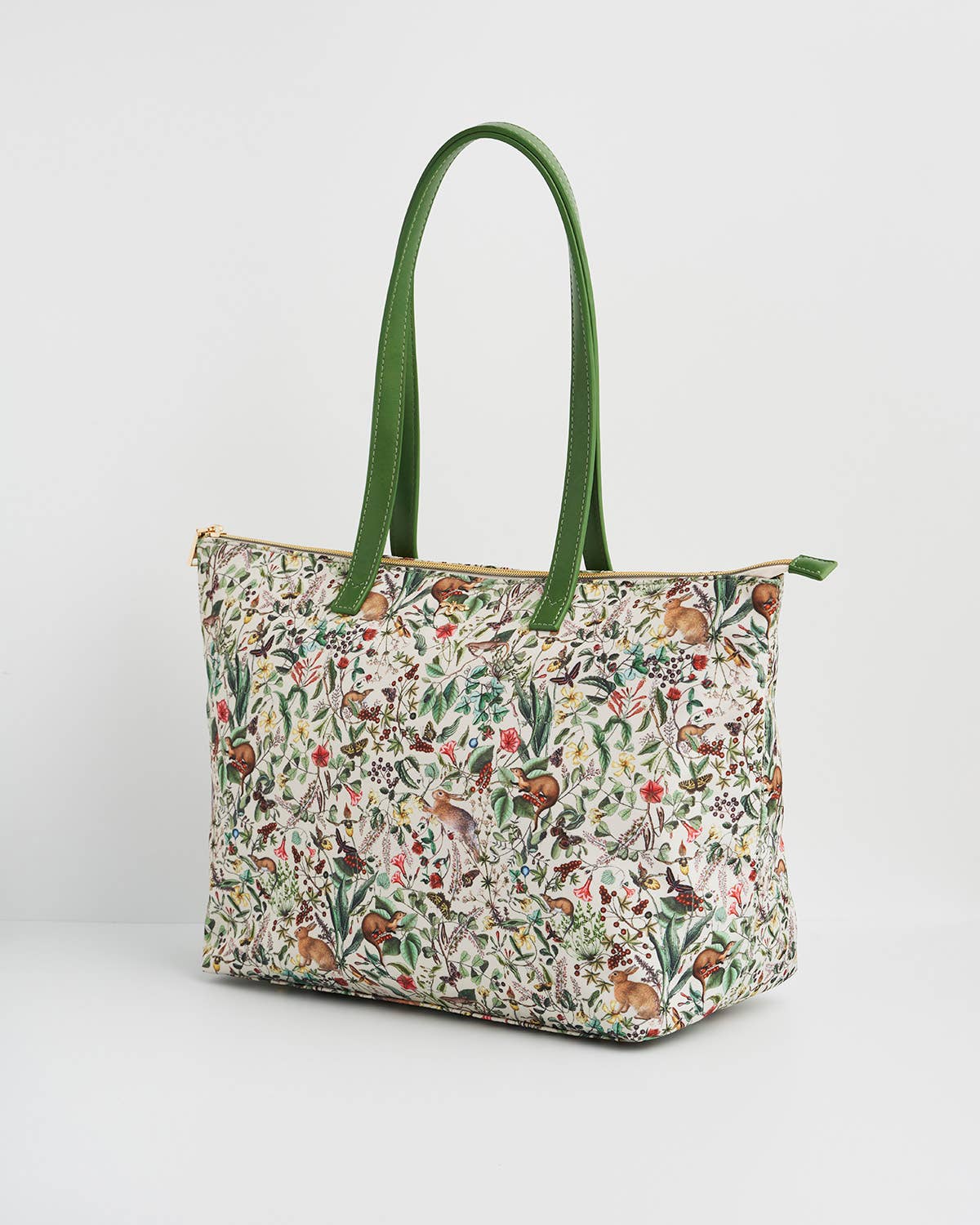 Fable England - Garden Floral Cream Grab Tote