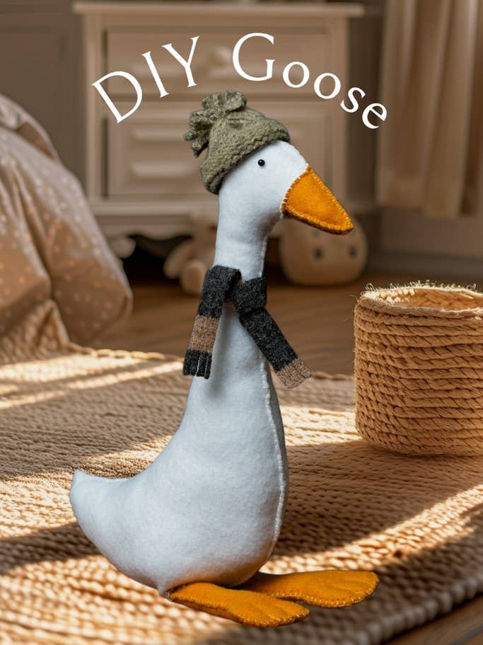 Genius Premium Craft - DIY Felt Goose Sewing Kit