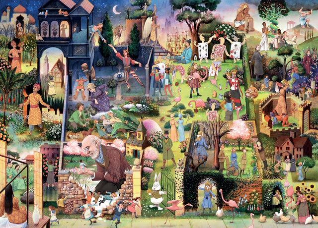 A Book Lover's Garden, 1000 pc Puzzle