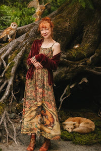 Market of Stars - Woodland Wisdom Bohéme Maxi Slip Dress