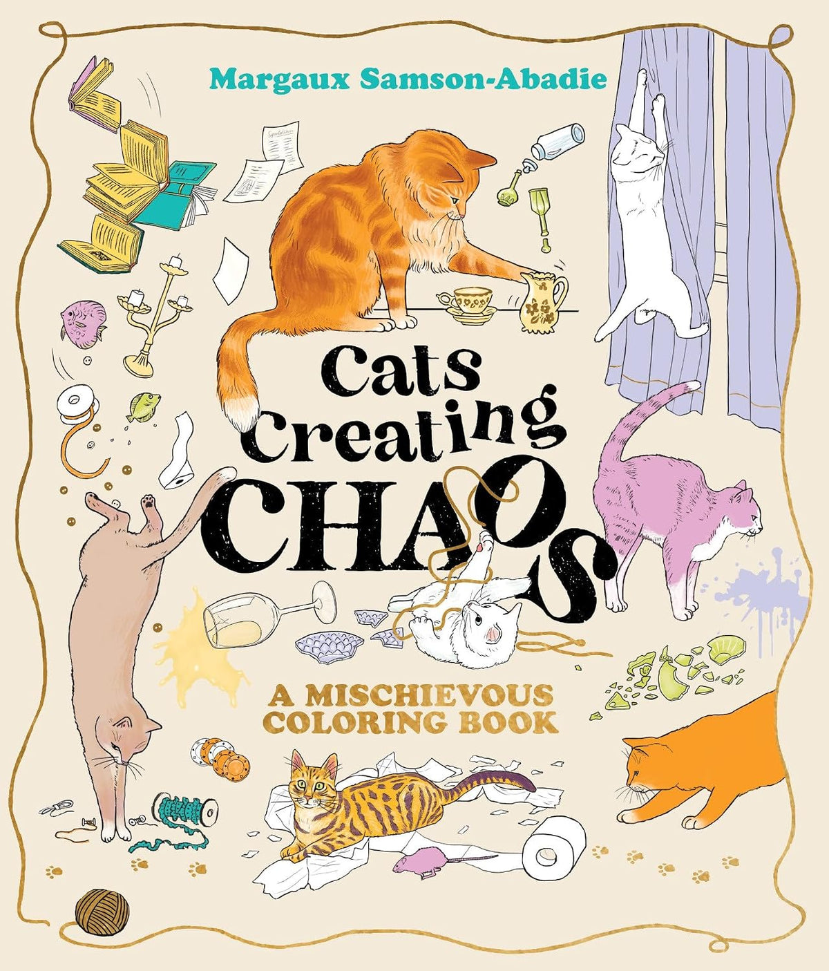 Cats Creating Chaos: A Mischievous Colouring Book