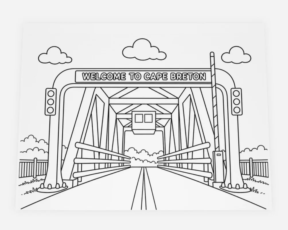 Doodle Cards - Canso Causeway Card