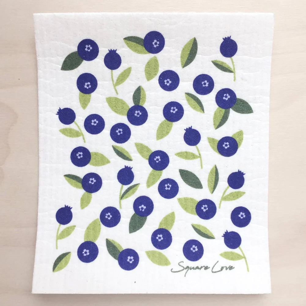 Blueberry Swedish Dishcloth