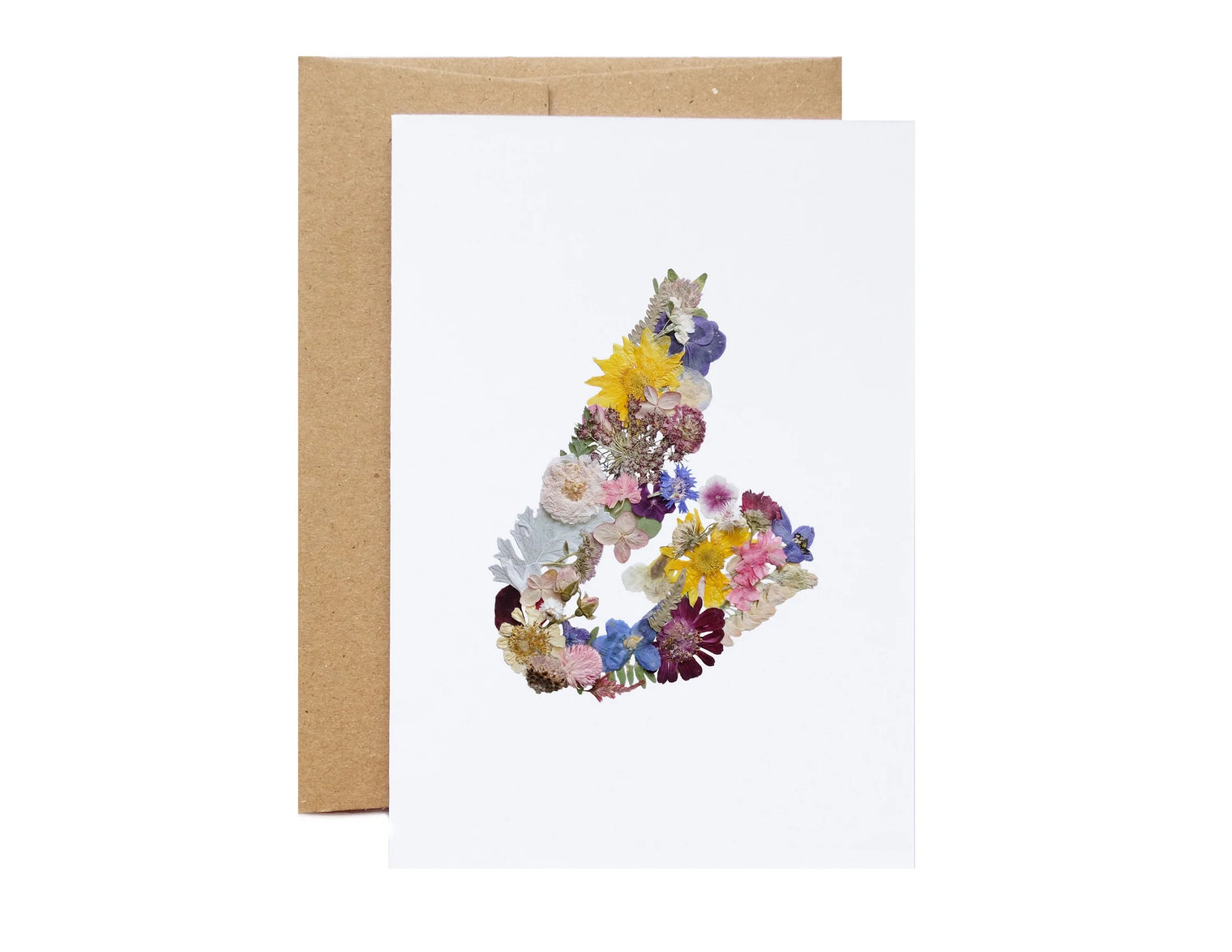 Seek & Bloom - Cape Breton Pressed Flower Map - Card