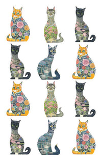 Cats - Tea Towel