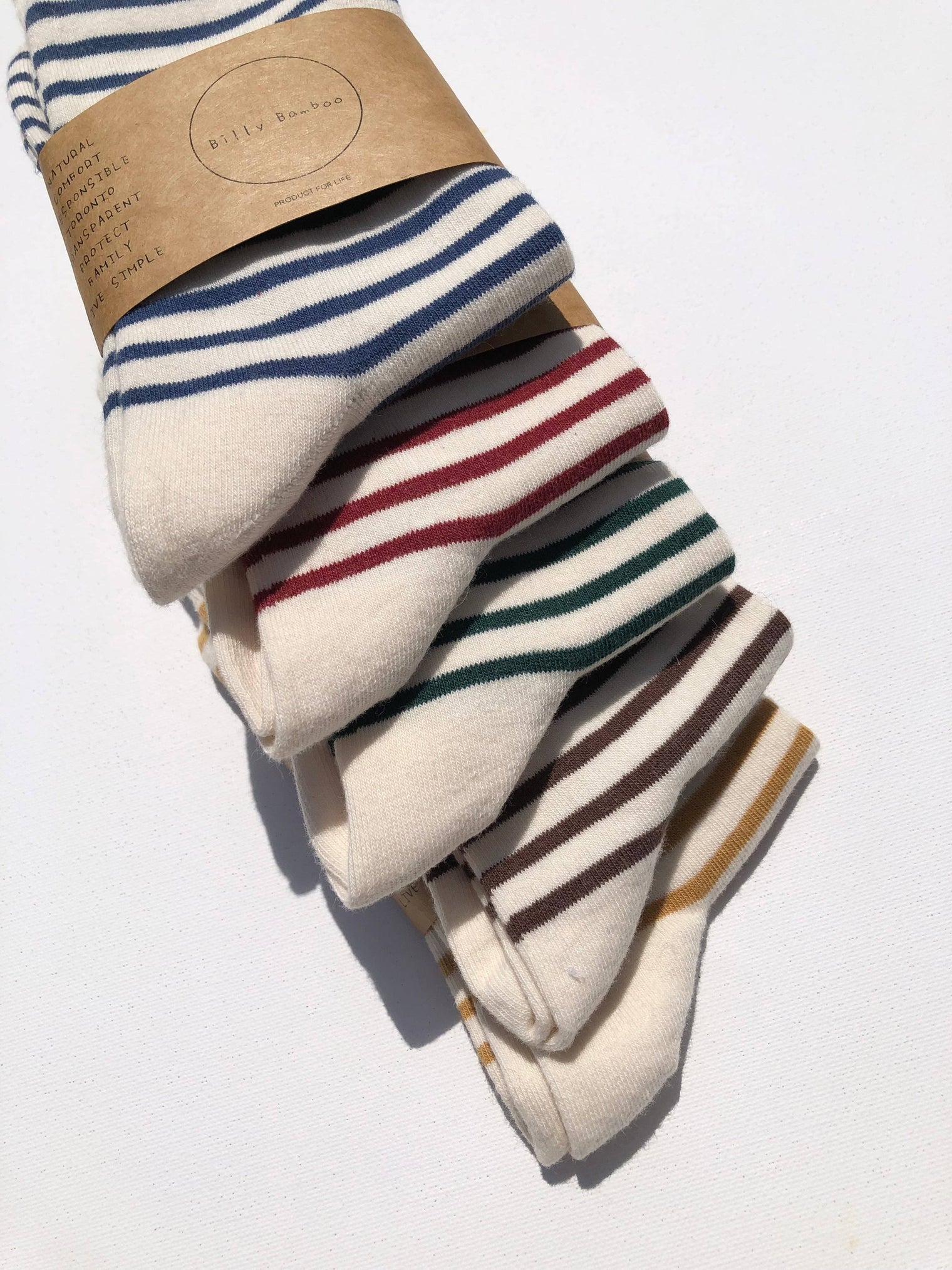 Billy Bamboo - COLOR STRIPE SOCKS