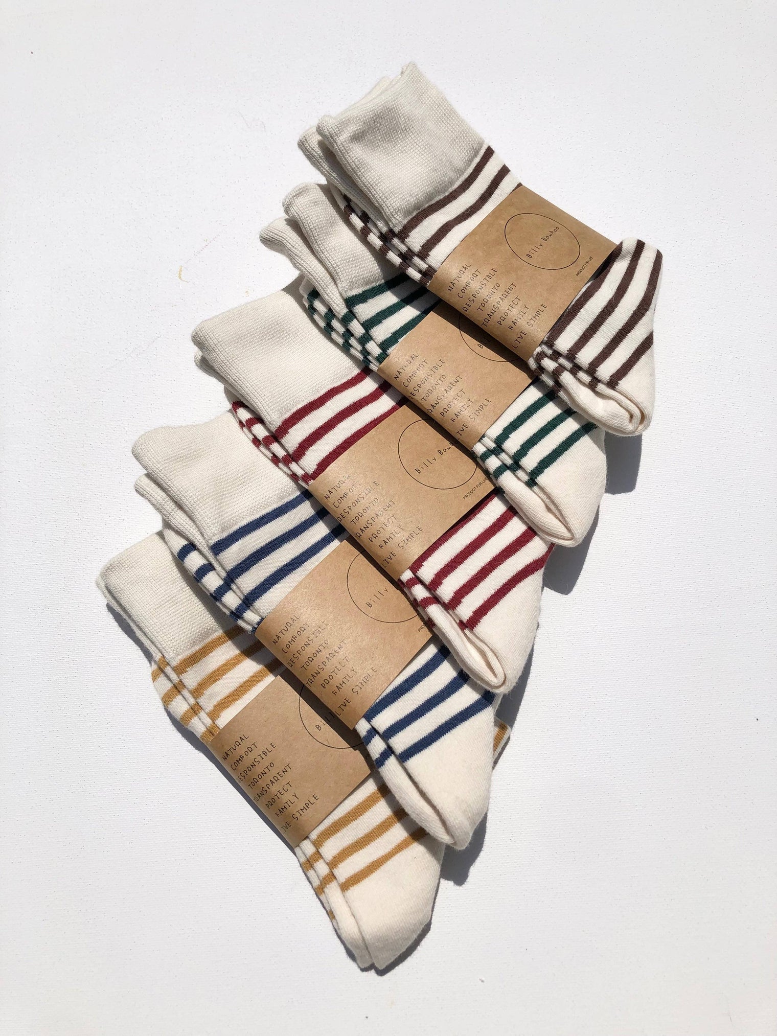 Billy Bamboo - COLOR STRIPE SOCKS