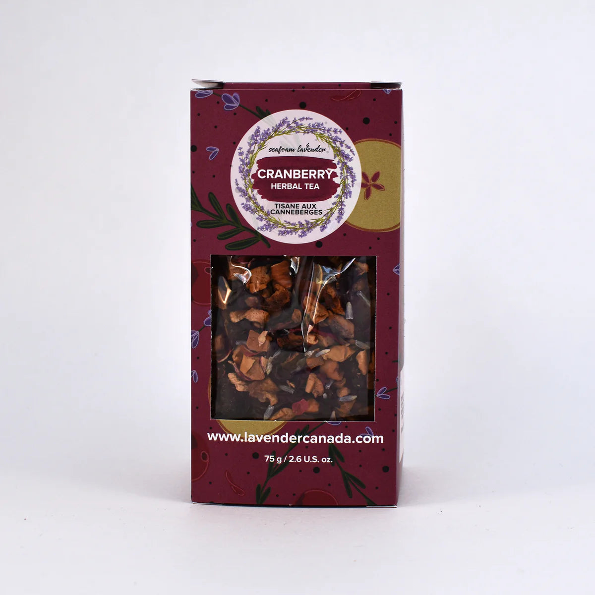Seafoam Lavender - Cranberry Herbal Tea