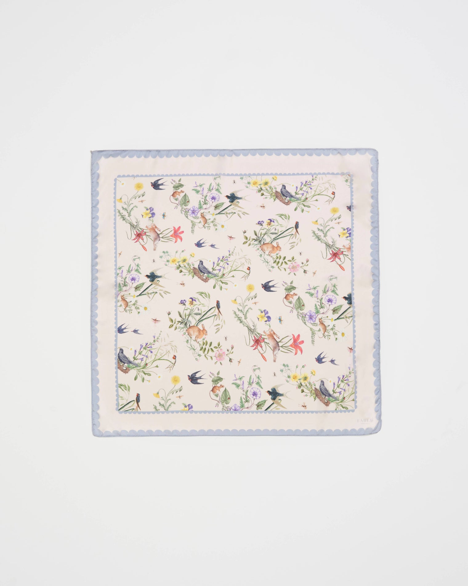 Fable England - High Tea Toile Square Scarf