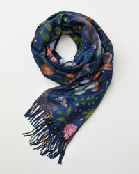 Fable England - Catherine Rowe Into The Woods Scarf Blue