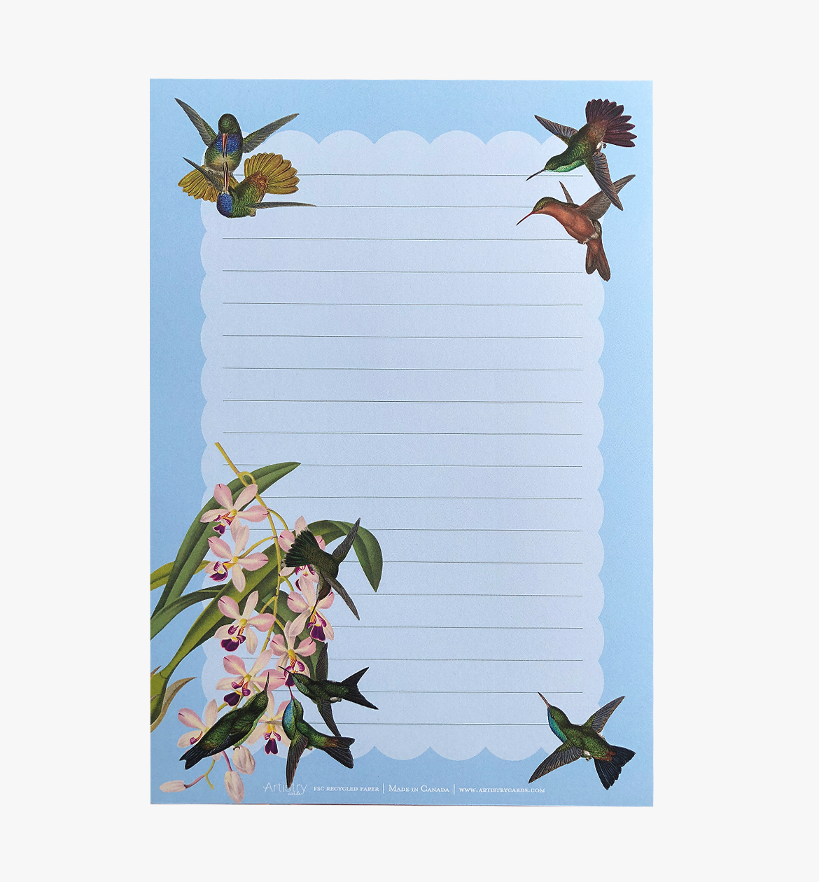Artistry Cards - Vintage Hummingbird Letter Writing Set