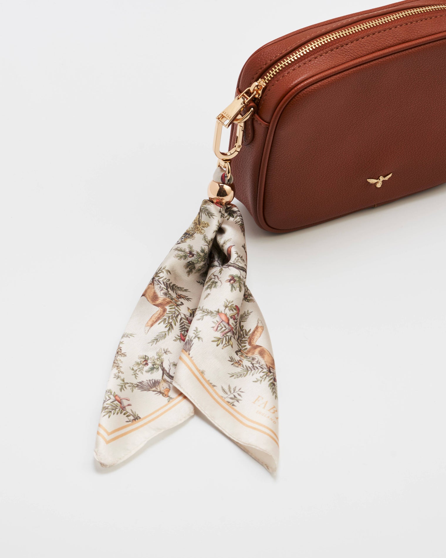 Fable England UK - Scarf Bag Charm in Ivory Into the Woods