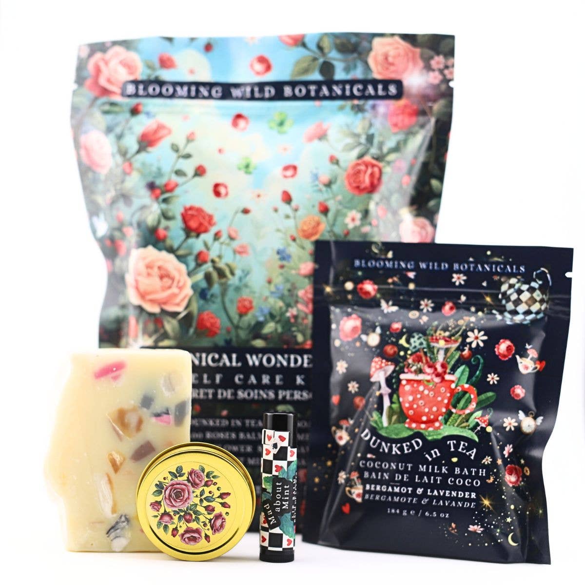 Blooming Wild Botanicals - Botanical Wonderland Self Care Kit | 4 Piece Gift Pack