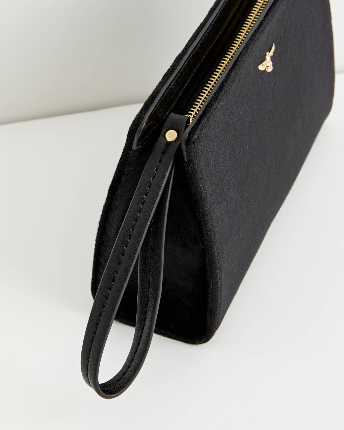 Fable England - Bonnie Wristlet Purse - Black Velvet