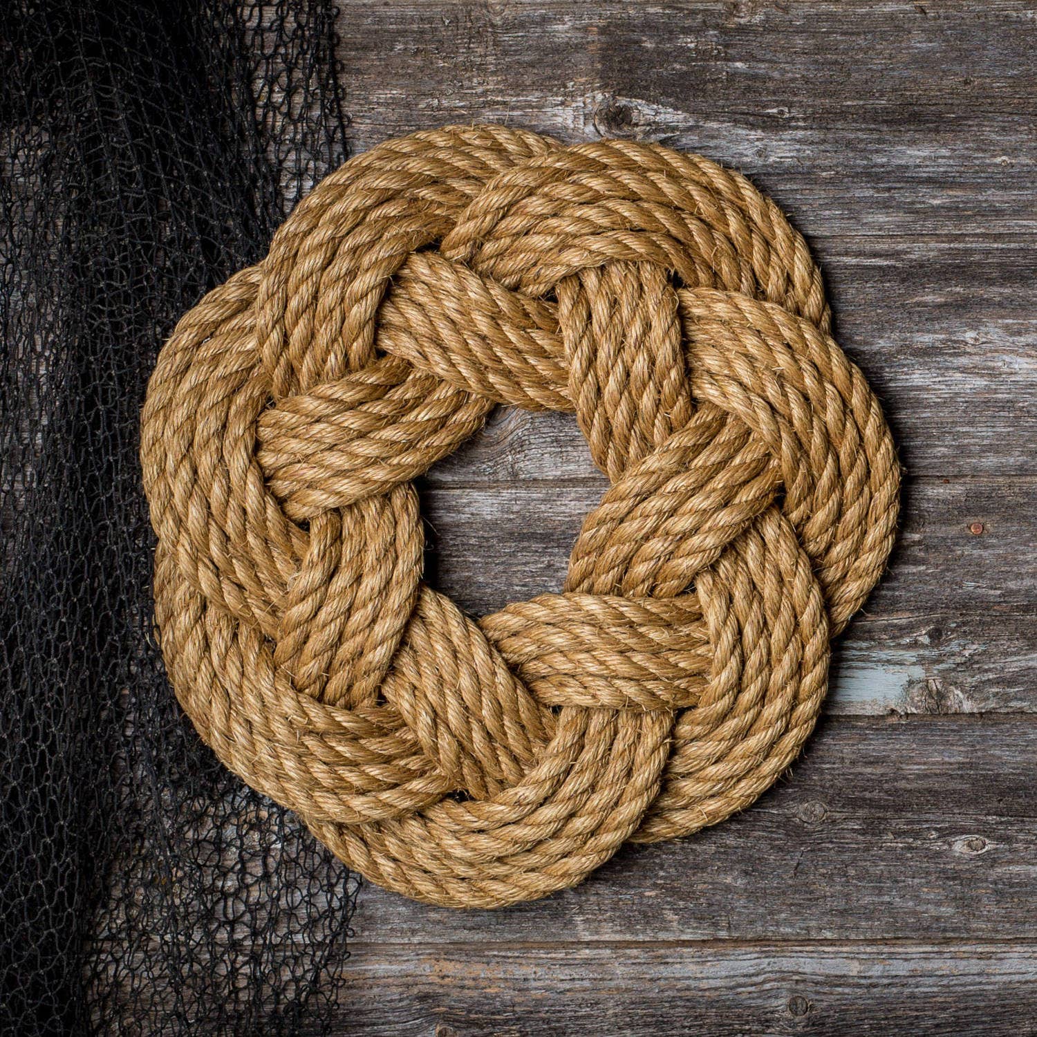 All For Knot Rope Weaving Inc - Manila Rope Sailors Wreath