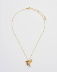 Fable England UK - Enamel Flying Robin Necklace