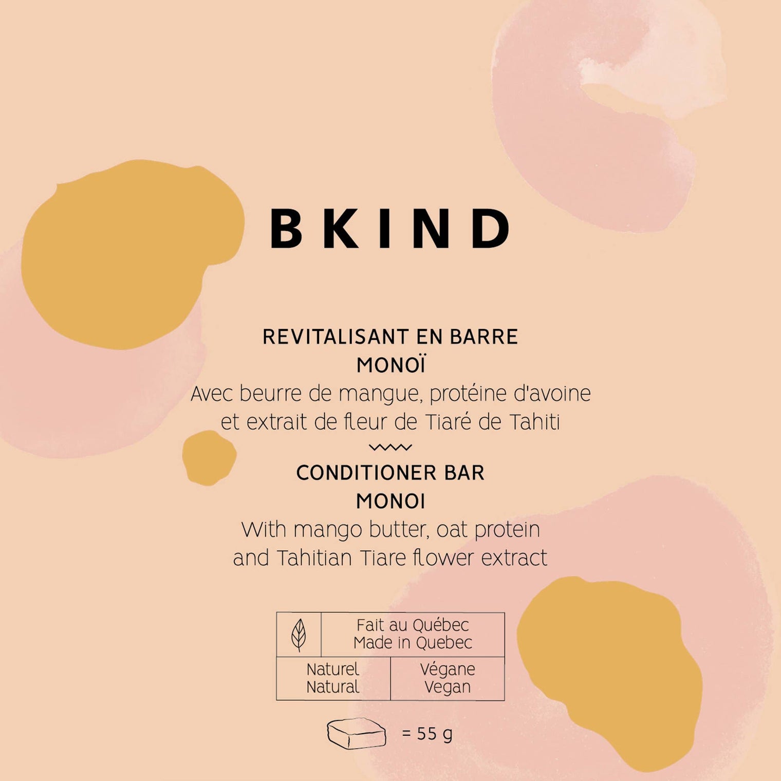 BKIND - Label for bulk products: Label Konjac - Lavender