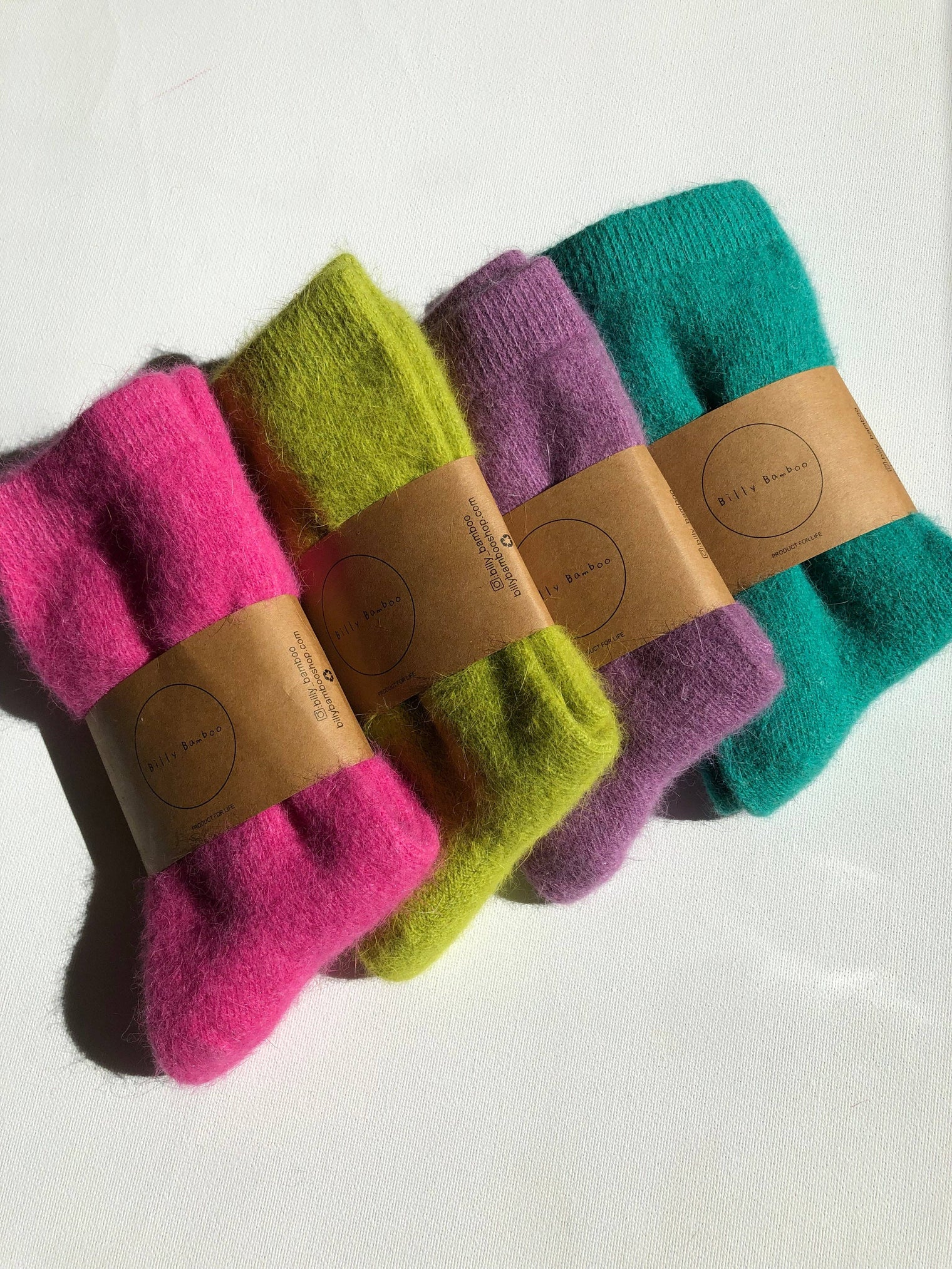 Billy Bamboo - Fluffy Angora Socks