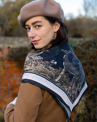 Fable England UK - A Night's Tale Narrative Square Scarf