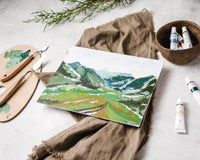 Cate Paper Co. - Mountain Valley Palette Knife Painting Kit