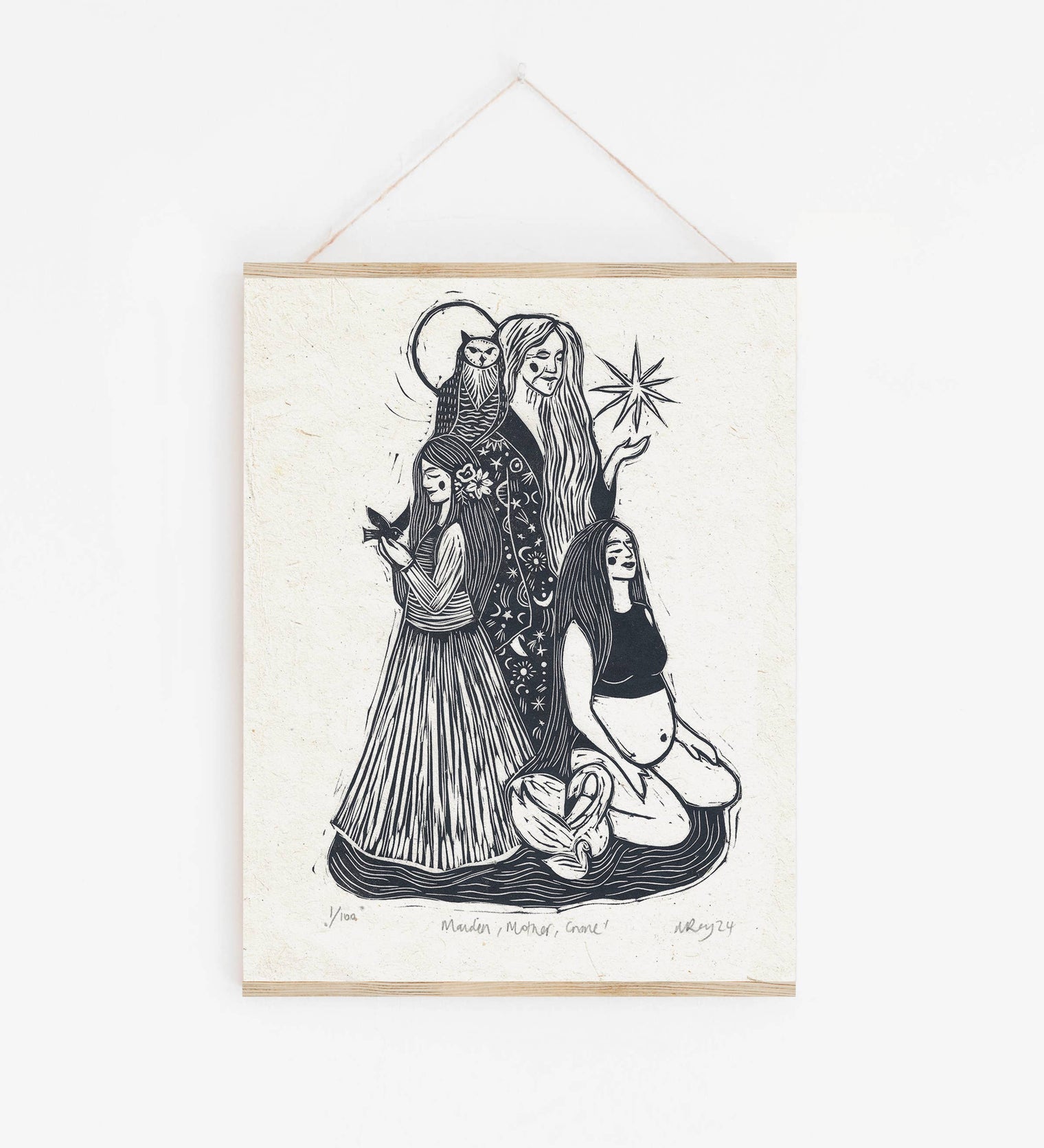 Prints by the Bay - Triple Goddess Card