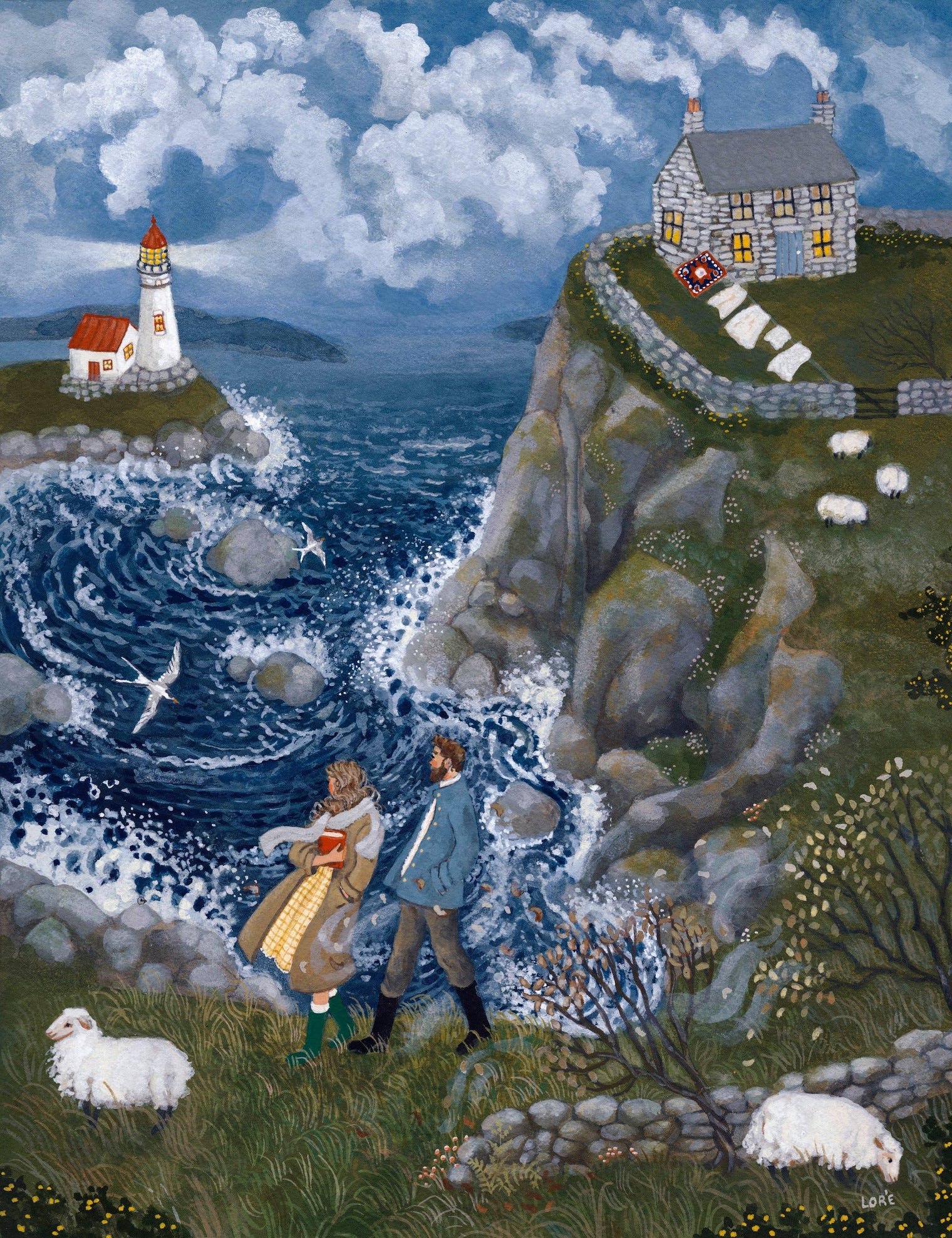 Loré Pemberton - Wind Ridge Cottage Card