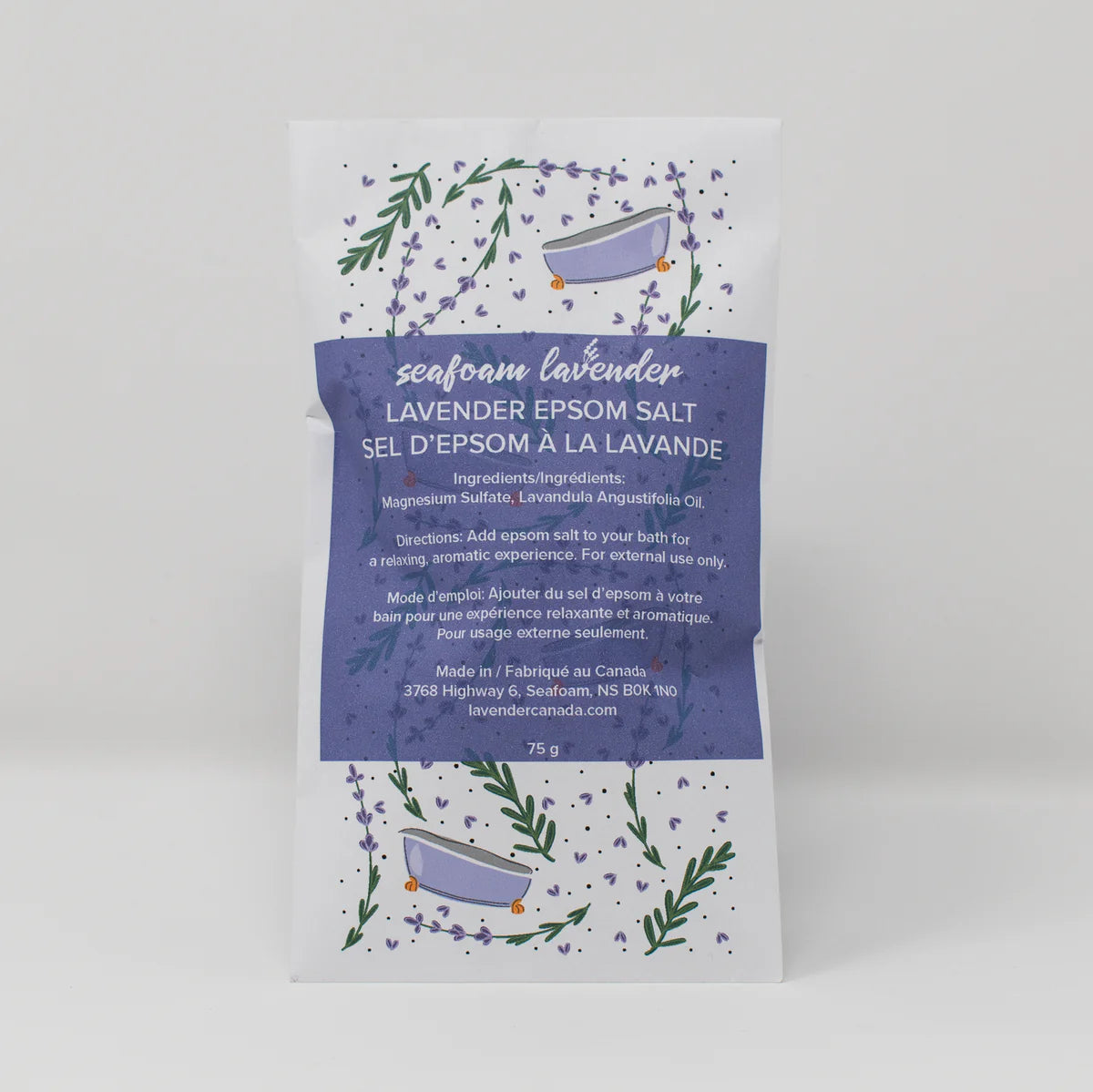 Lavender Epsom Salts - Seafoam Lavender