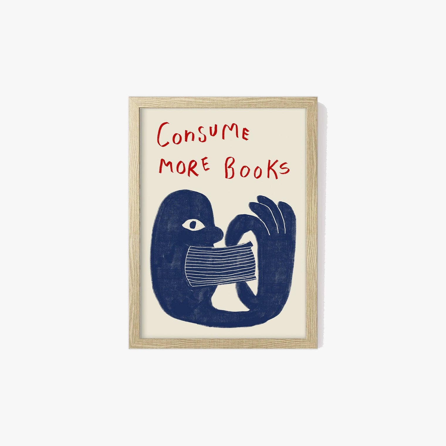 Consume More Books Print