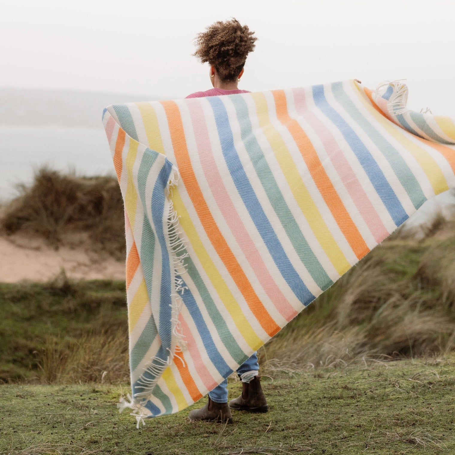 Atlantic Blankets - Candy Stripe Wool Blanket